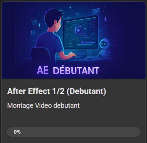 Image After Effects Débutant